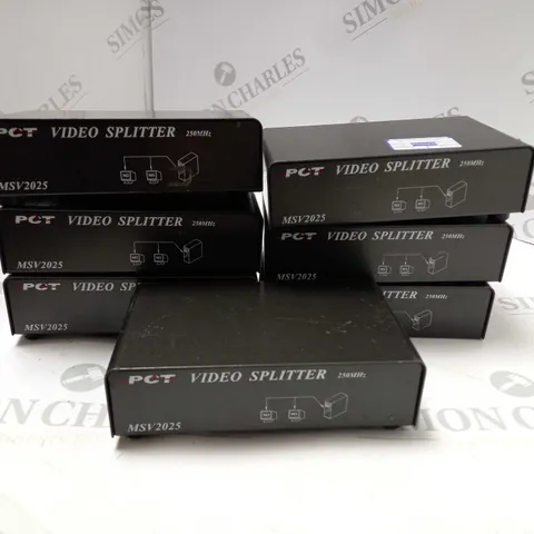 BOX OF 6 PCT VIDEO SPLITTER MSV2025