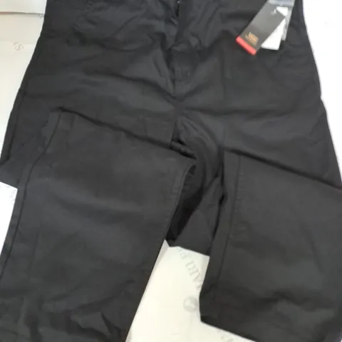 VANS WOMENS CHINO STRETCH BLACK TROUSERS- 36