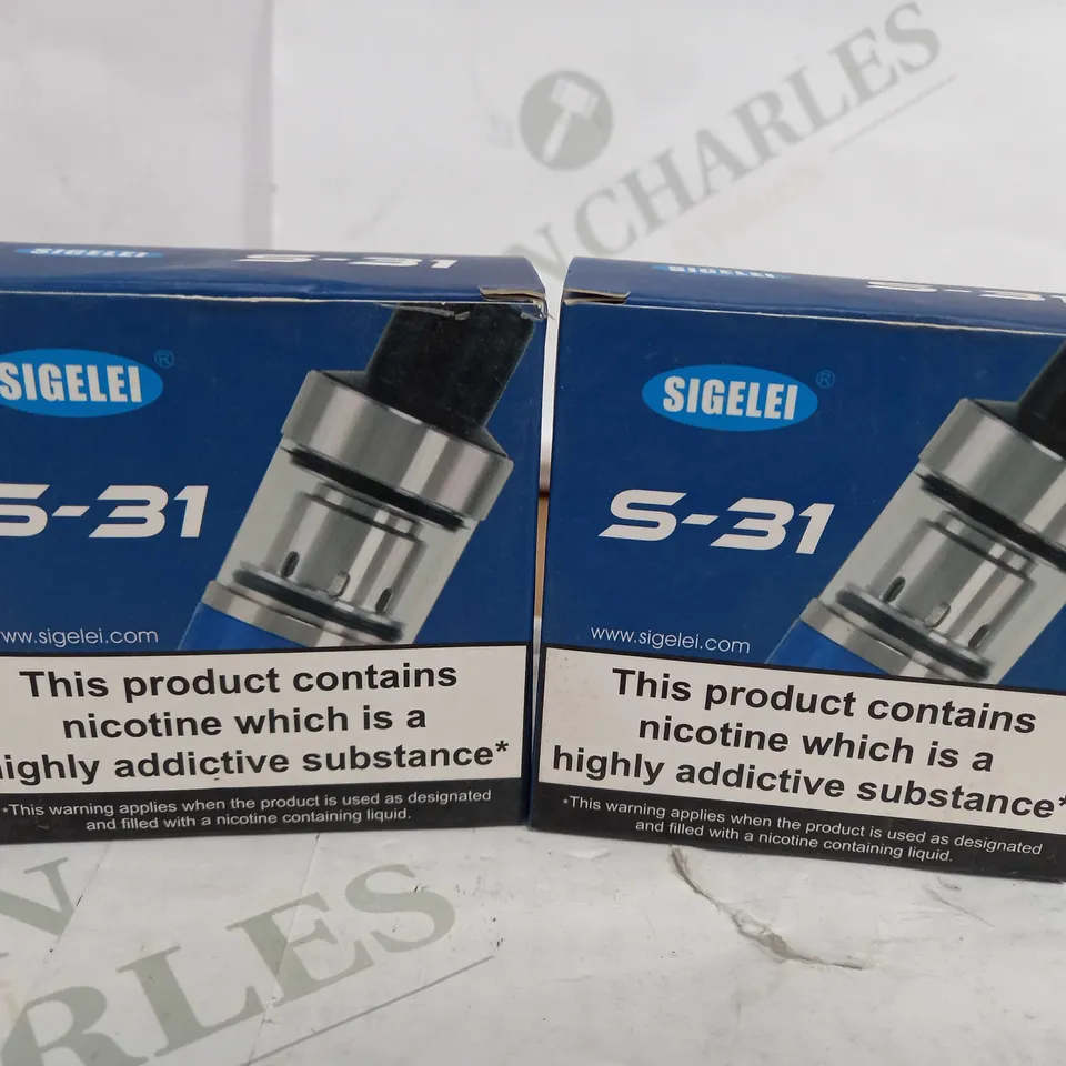 BOX OF 2 SIGELEI S-31 TANKS