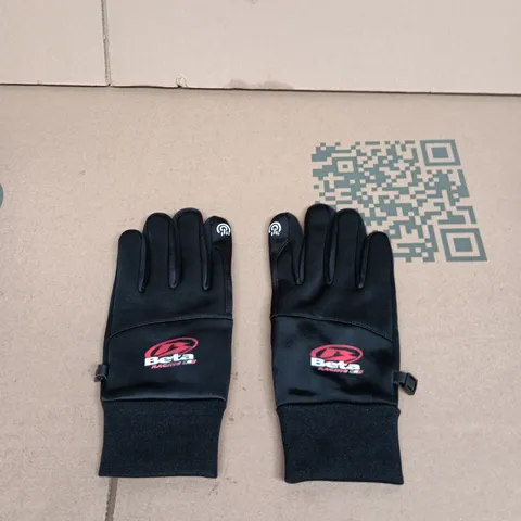 BETA RACING GLOVES – BLACK