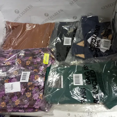 BOX OF 6 BRAND NEW COTTON:ON CLOTHES TO INCLUDE BIKINIS, TIGHTS, LEATHER PANTS ETC