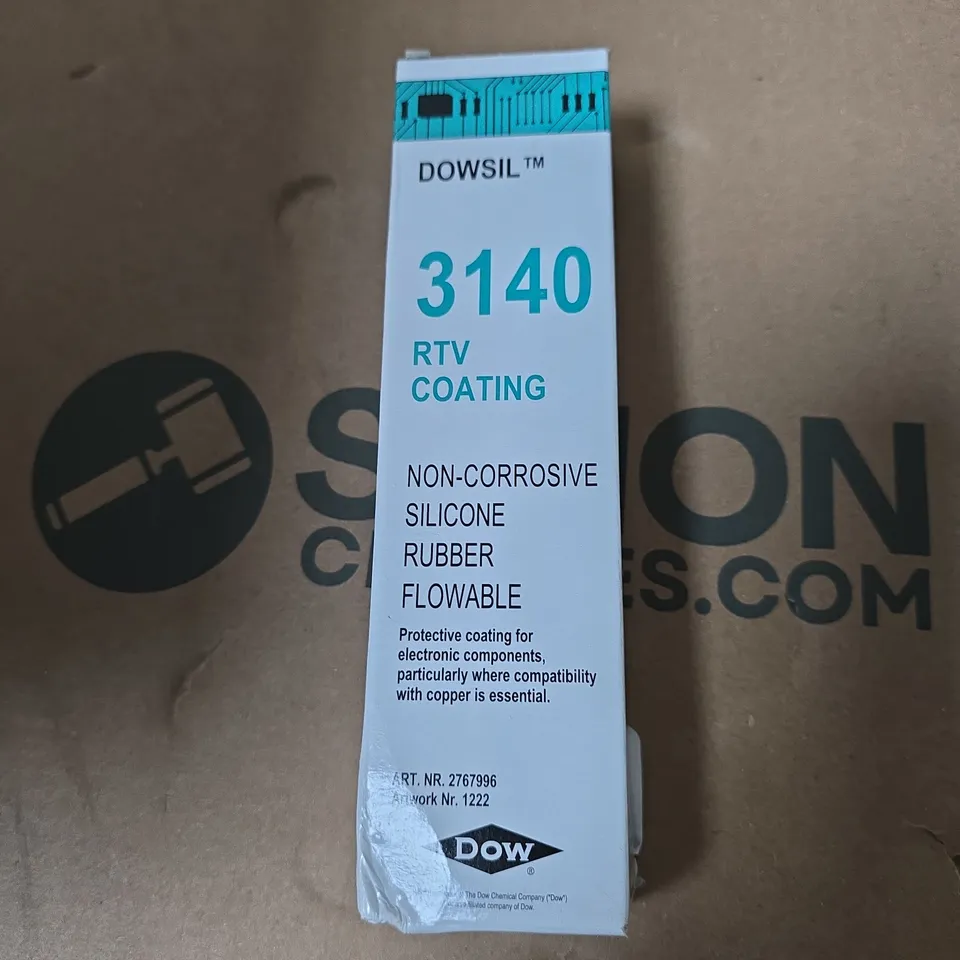 BOX OF APPROXIMATELY 20 X DOWSIL 3140 RTV COATING – NON-CORROSIVE SILICONE RUBBER FLOWABLE