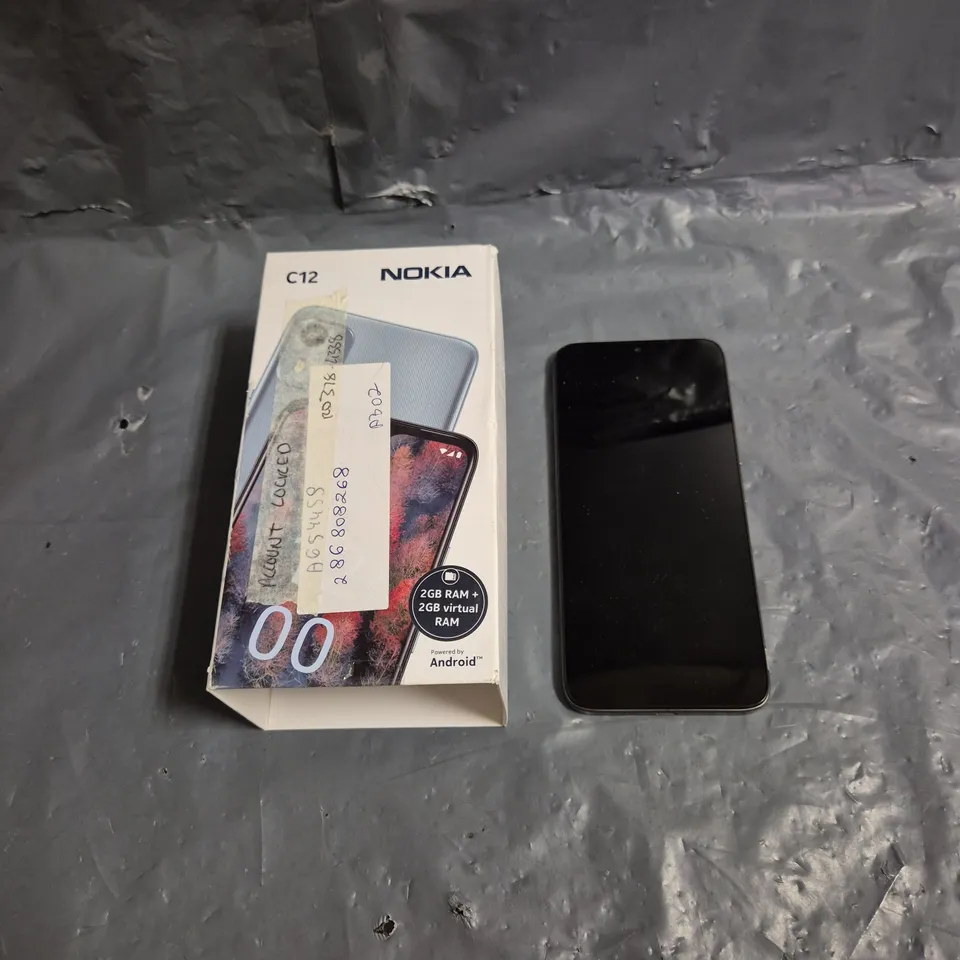 BOXED NOKIA C12 SMARTPHONE IN CHARCOAL
