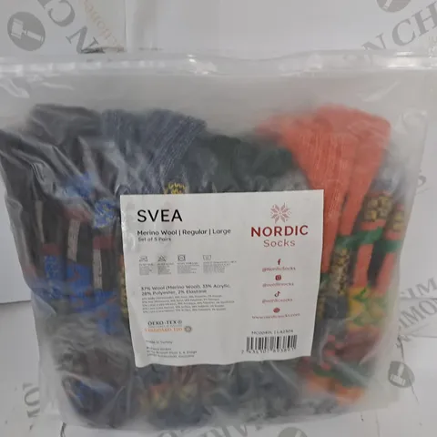 NORDIC SOCKS SVEA MERINO WOOL 5-PACK