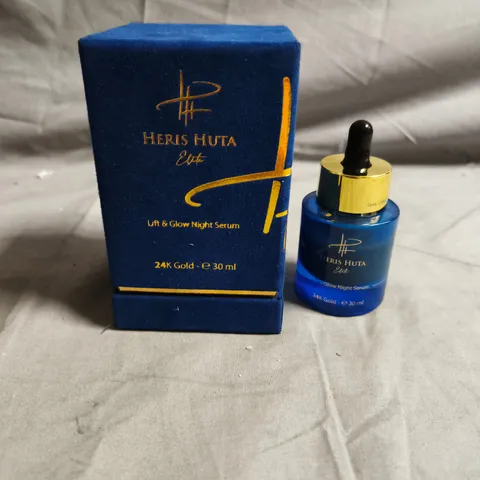 HERIS HUTA ELITE LIFT & GLOW NIGHT SERUM 24K GOLD 30 ML