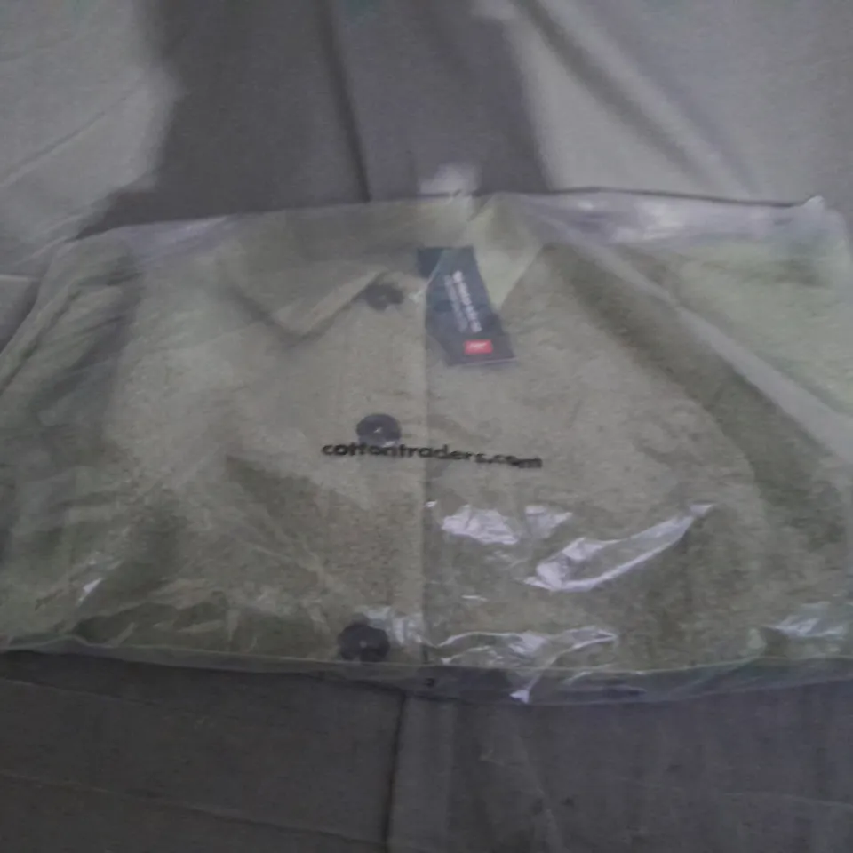 COTTON TRADERS GREEN BUTTON UP JACKET SIZE 22