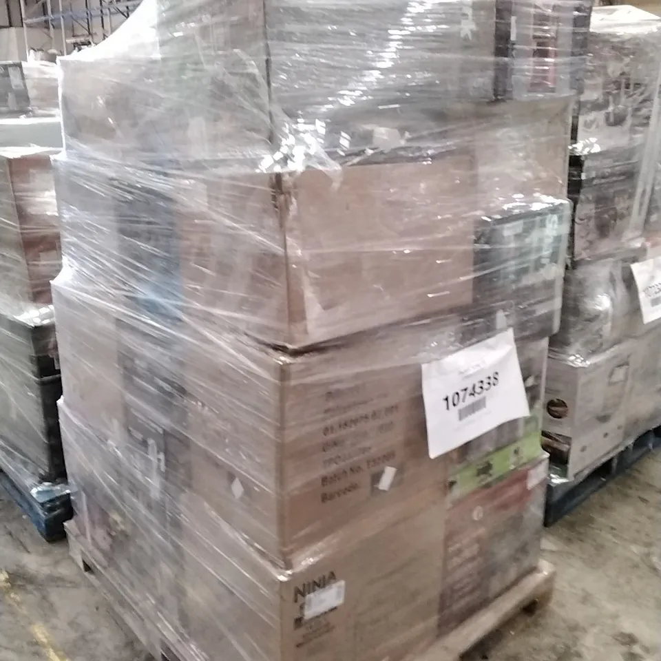 PALLET OF APPROXIMATELY 23 UNPROCESSED RAW RETURN HOUSEHOLD AND ELECTRICAL GOODS TO INCLUDE;