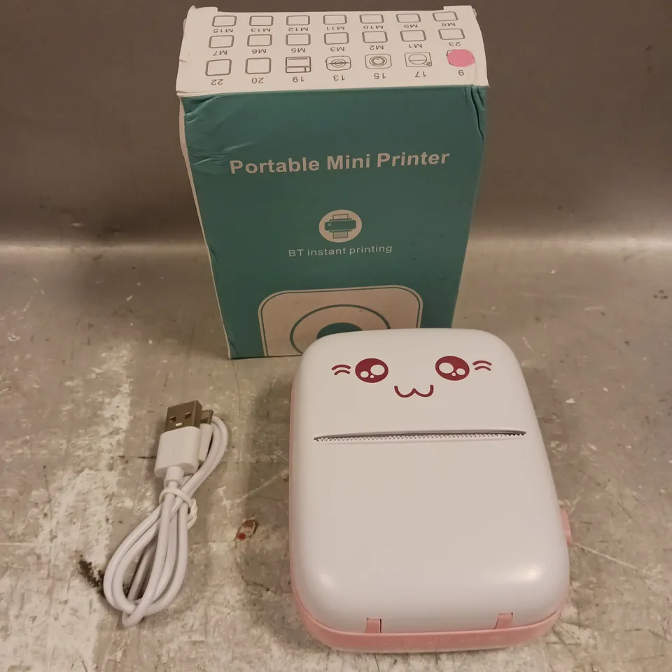 BOXED PORTABLE MINI PRINTER 