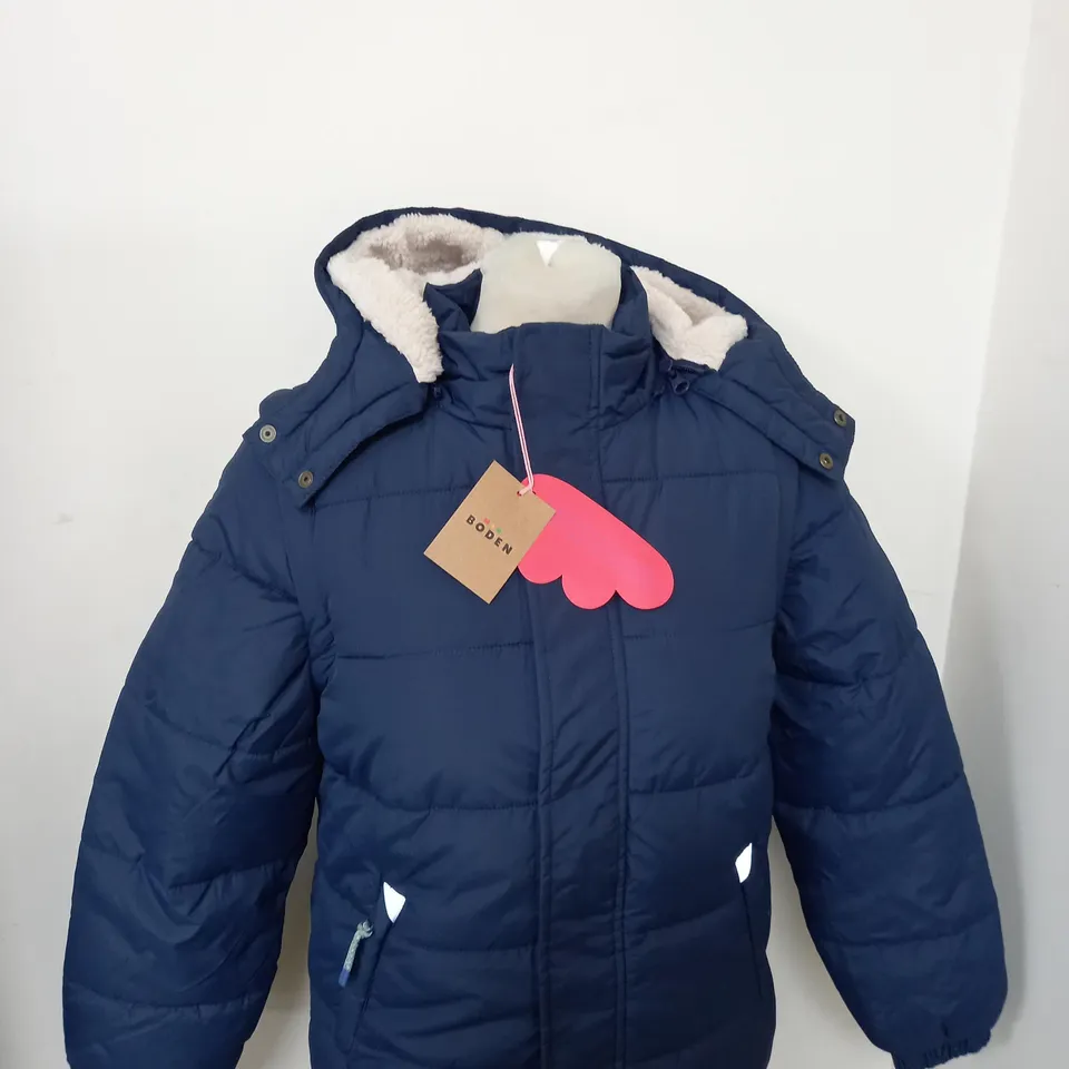 MINI BODEN ZIPPED PADDED COAT SIZE 11-12 YEARS