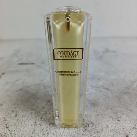 COCOAGE COSMETICS CONCENTRATED 24K GOLD CAFFEINE EYE SERUM