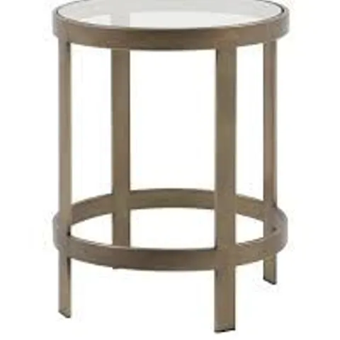 BOXED GALLERY DIRECT MONTI SIDE TABLE - BRONZE (1 BOX)