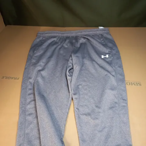 MENS GREY UNDER ARMOUR TRACKSUIT BOTTOMS SIE XXL