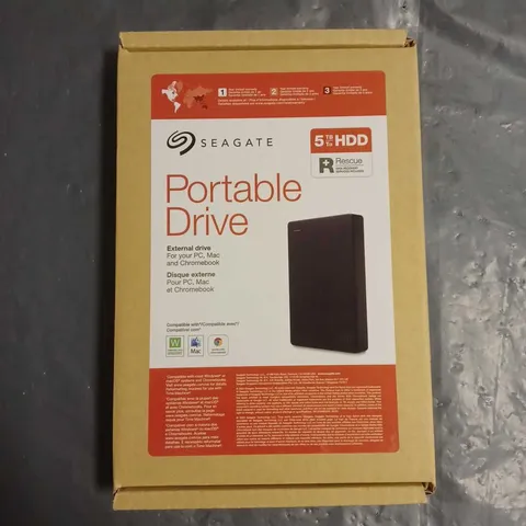 SEALED SEAGATE 5TB HDD PORTABLE DRIVE