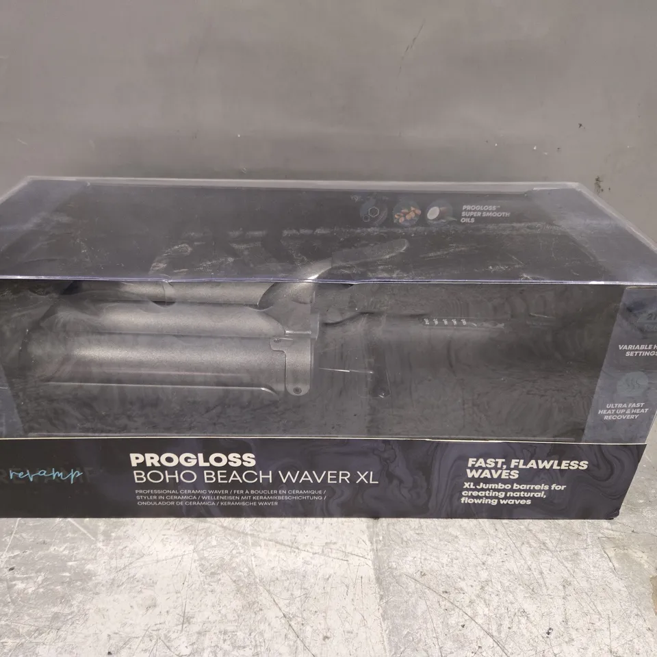 BOXED REVAMP PROGLOSS BOHO BEACH WAVER XL (WV-2500-GB)