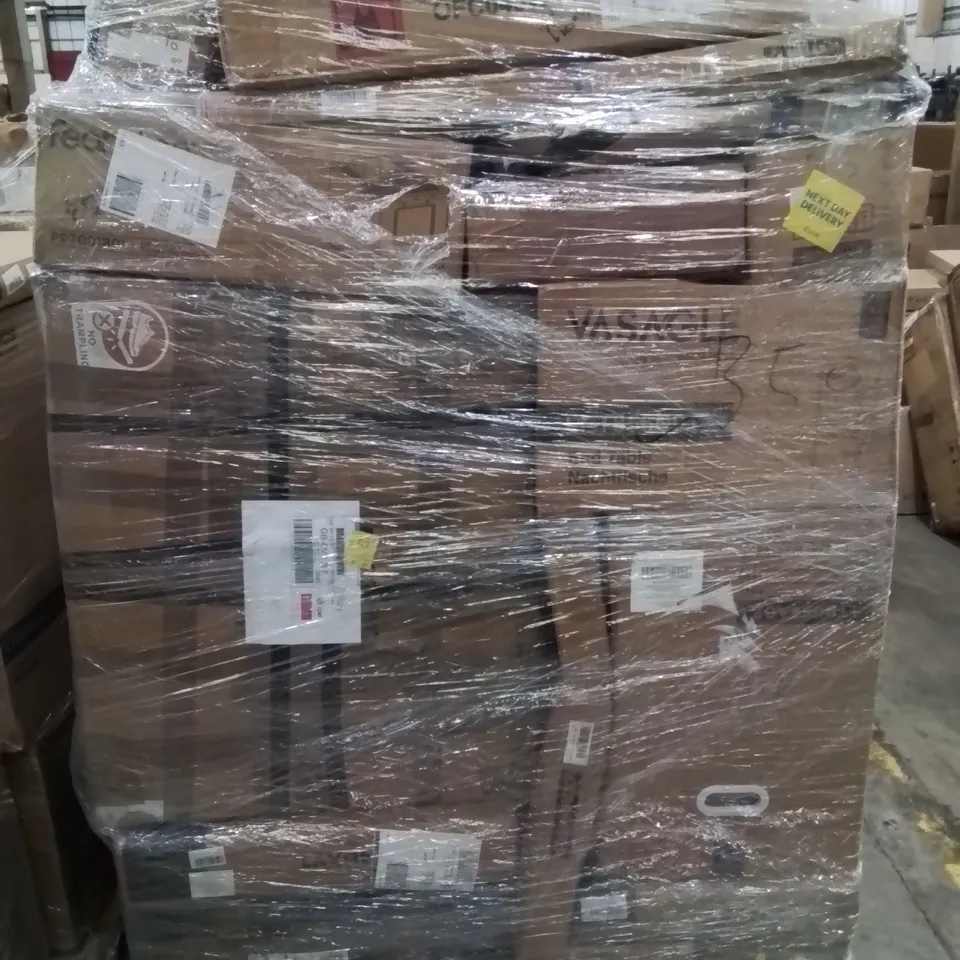 PALLET CONTAINING VARIOUS ASSORTED BOXED ITEMS TO INCLUDE: CAT LITTER BOX, END TABLES, BOXED FURNITURE ECT.