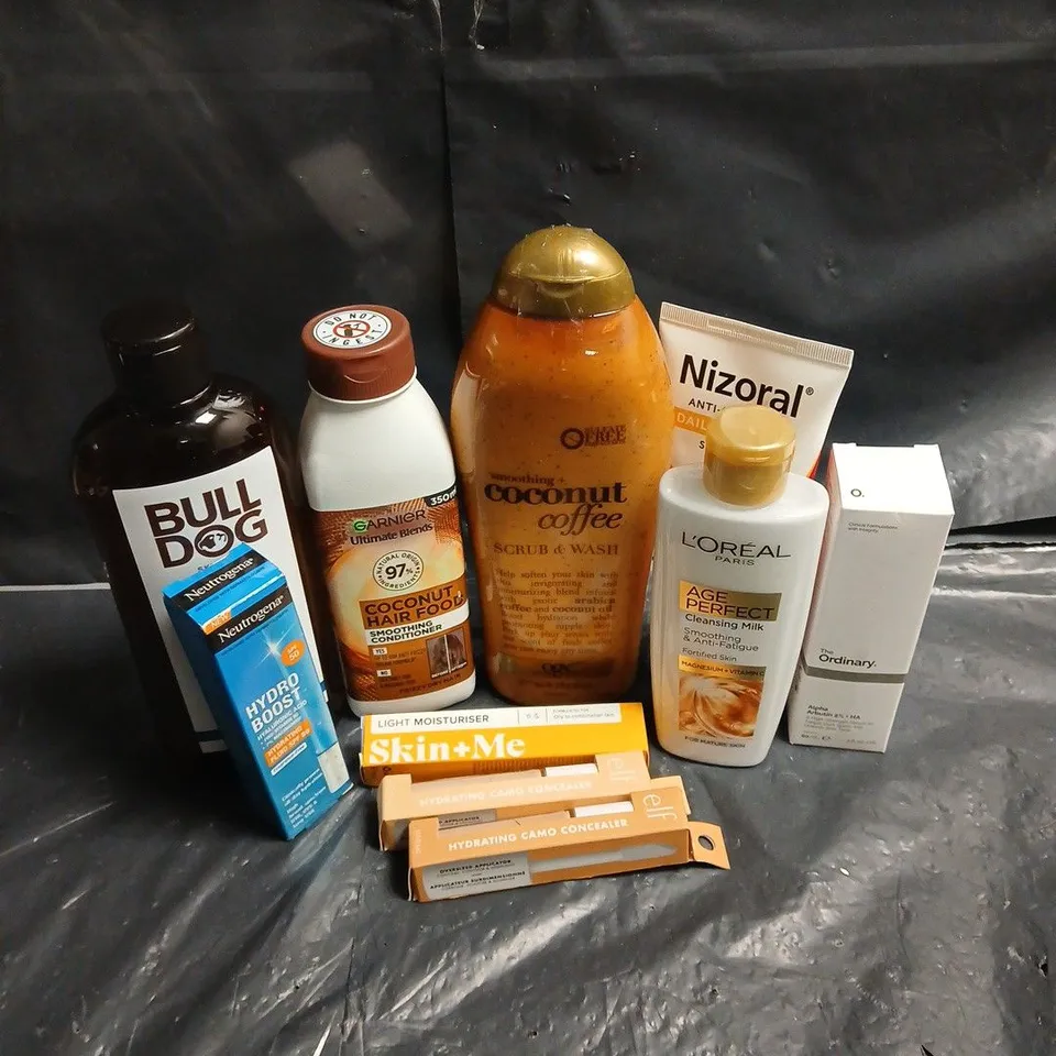 APPROXIMATEY 20 ASSORTED HEALTH AND BEAUTY PRODUCTS TO INCLUDE - ELF CAMO CONCEALER - THE ORDINARY ALPHA ARBUTIN 2% + HA - SKIN+ME LIGHT MOISTURISER - ETC