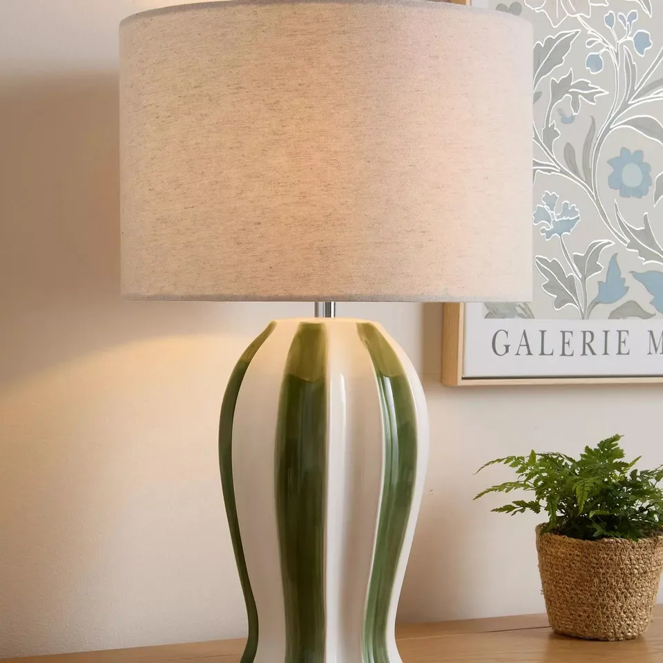 STRIPED TABLE LAMP