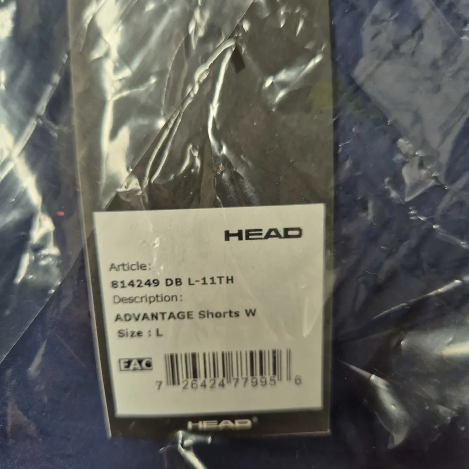HEAD ADVANTAGE SHORTS W – WOMEN'S, SIZE L, BLUE