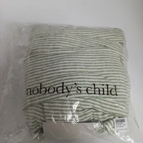 BAGED NOBODYS CHILD CORA JUMPSUIT IN GREEN - UK 14
