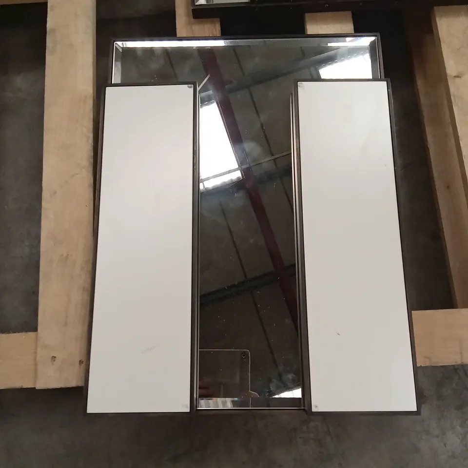 QUALITY DESIGNER CRYSTAL MIRROR WITH WINGS AND BRASS