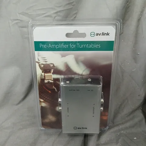 AV LINK PRE-AMPLIFIER FOR TURNTABLES