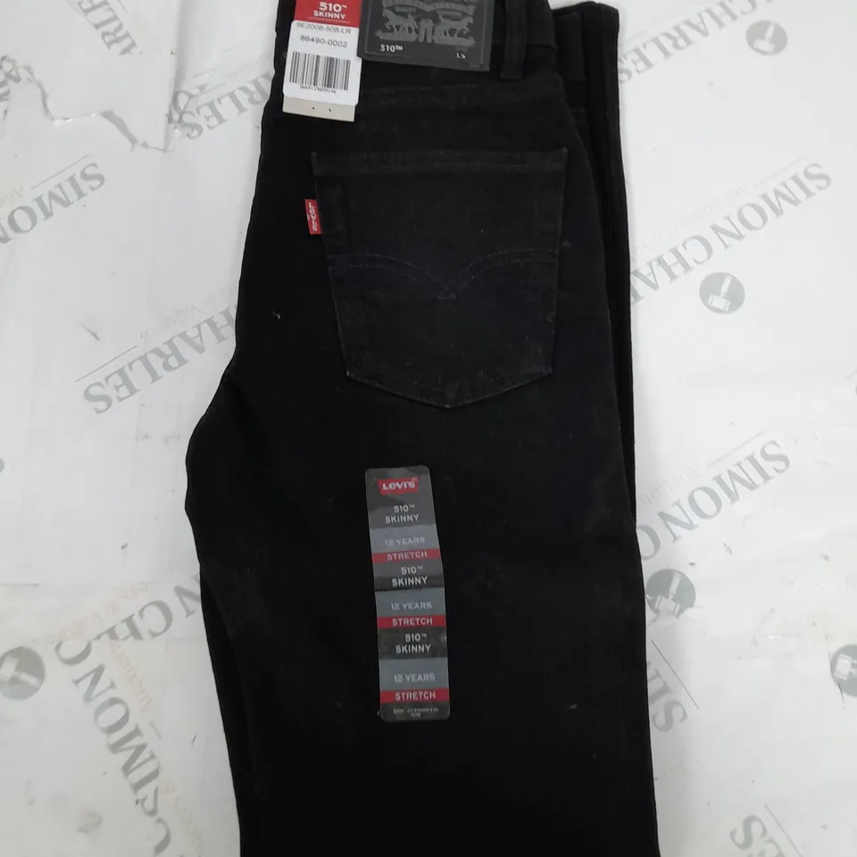 LEVIS STRAUSS SKINNY DENIM JEANS SIZE 12A