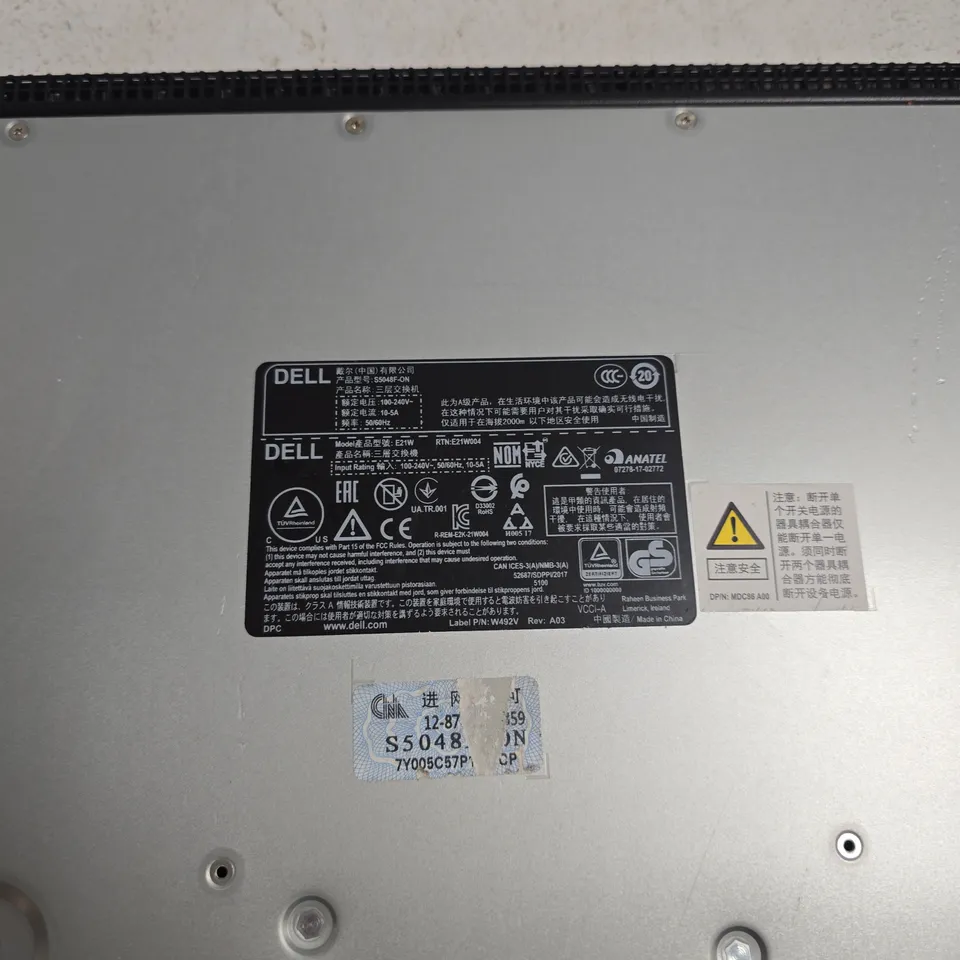 DELL POWER SWITCH S5048F-ON