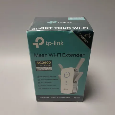 BOXED AND SEALED TP-LINK MESH WI-FI EXTENDER (AC2600)