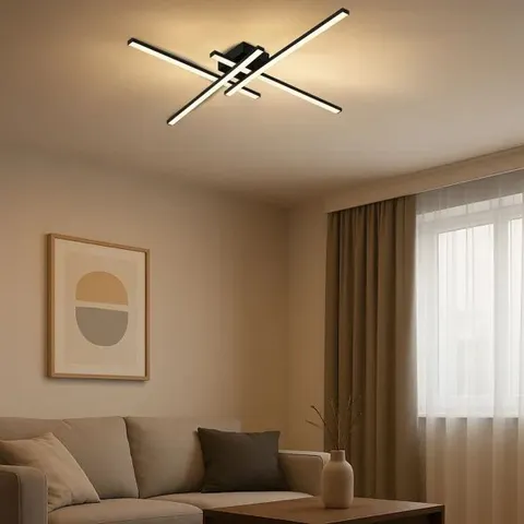 BOXED EGLO VASCELLA LED SQUARE CEILING LIGHT