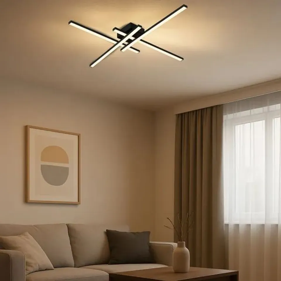 BOXED EGLO VASCELLA LED SQUARE CEILING LIGHT