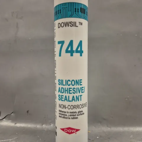 BOX OF APPROXIMATELY 10 DOWSIL 744 SILICONE ADHESIVE (310ML)