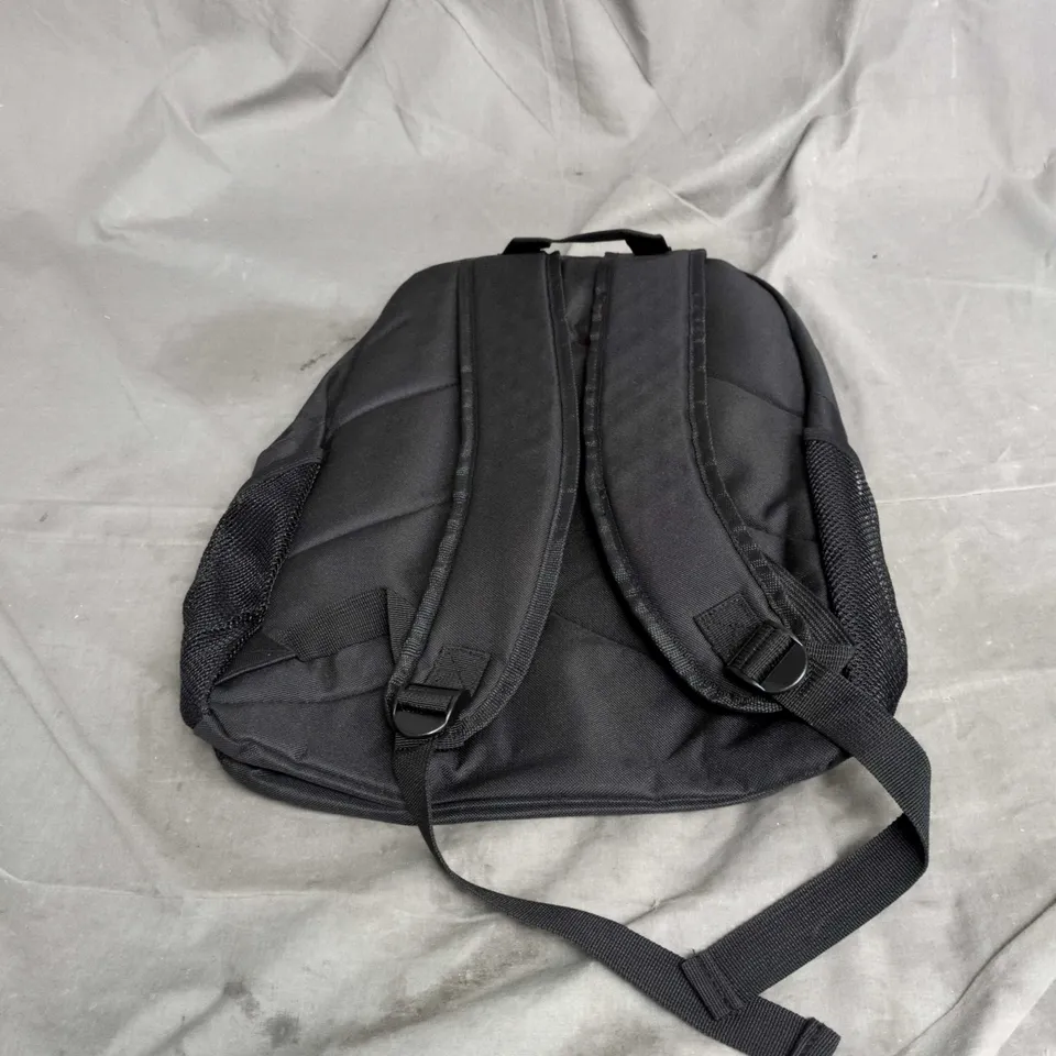 NEW BALANCE BLACK BACKPACK WITH RED NB LOGO