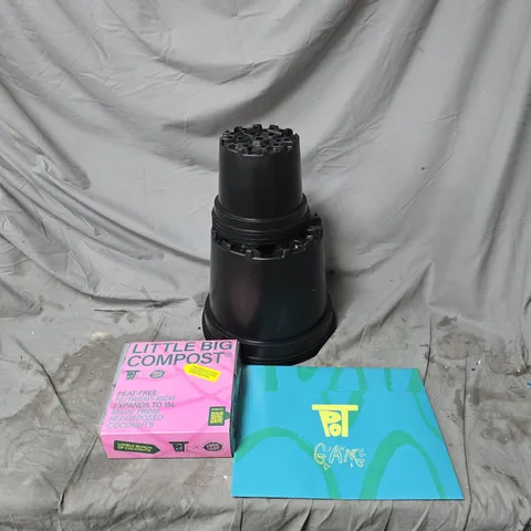 POT GANG ASSORTED POTS PLUS LITTLE BIG COMPOST PACK