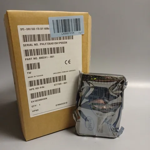 BOXED HP 1TB PCI-EXPRESS 3.1X4 2.5-INCH SOLID STATE HARD DRIVE 