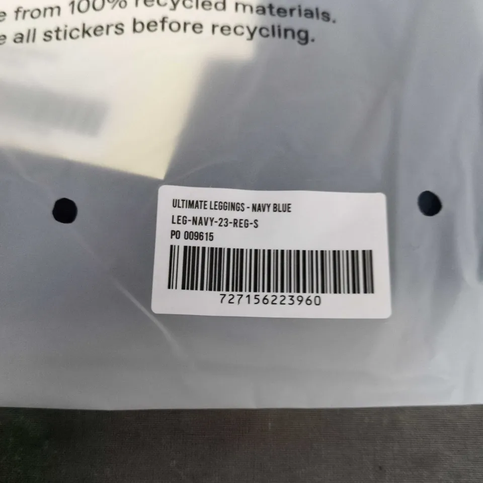 BAGGED ADANOLA ULTIMATE LEGGINGS - NAVY BLUE, SIZE S