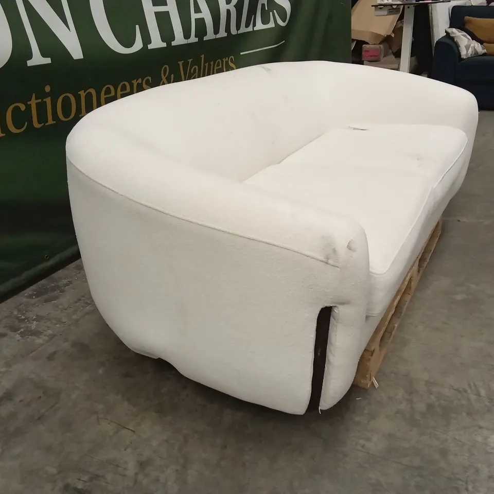 DANETTI HALLIE 2 SEATER BOUCLE IVORY SOFA