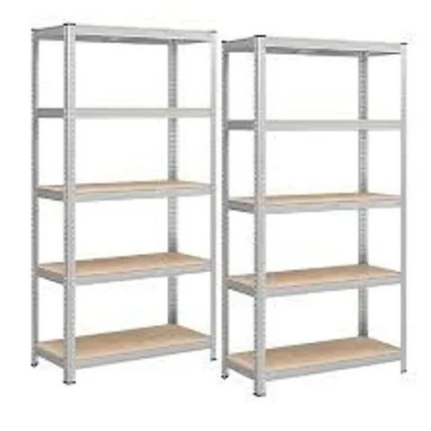 BOXED SONGMICS 5-TIER HEAVY-DUTY SHELVING UNITS (1 BOX)