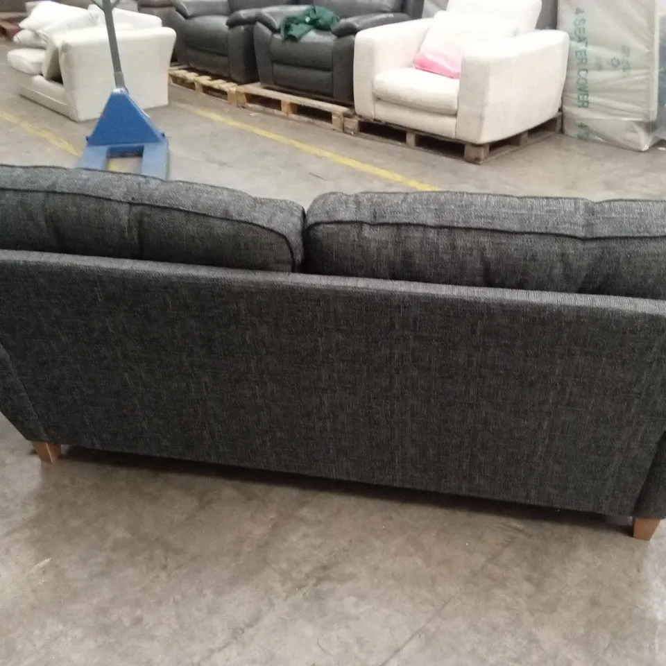 HALSTOW 3 SEATER FABRIC SOFA - CHARCOAL RRP £489