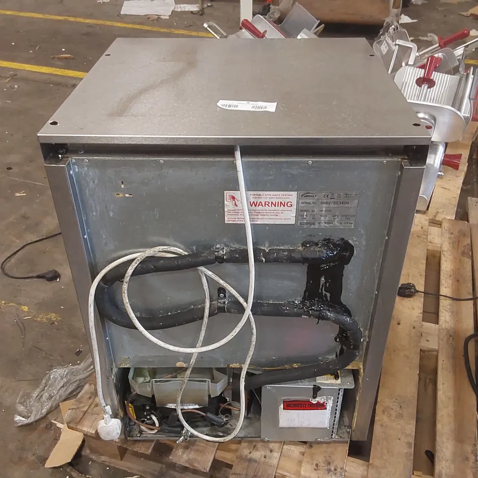 WILLIAMS HA135SS UNDERCOUNTER SINGLE DOOR FRIDGE