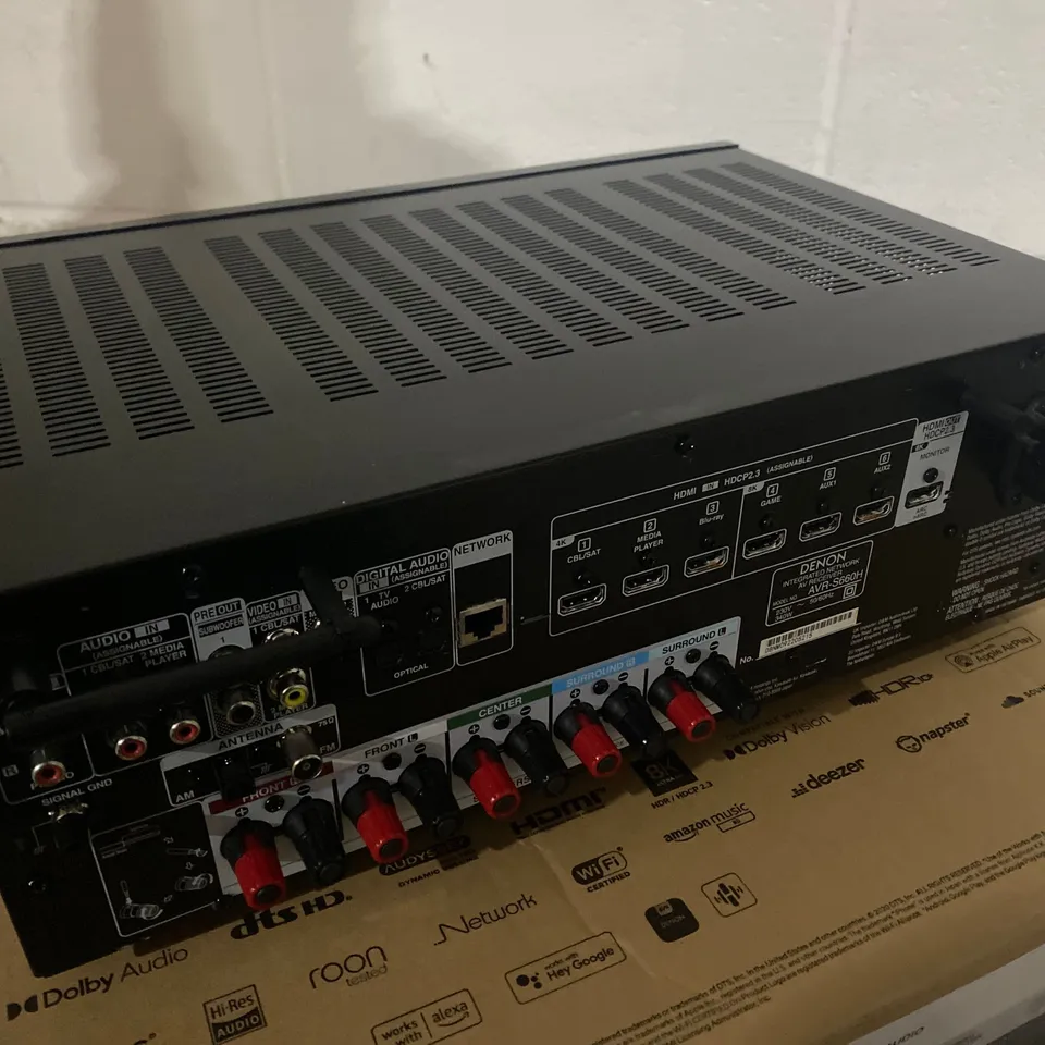 BOXED DENON AVR-S660H 5.2 CHANNEL AV RECEIVER 