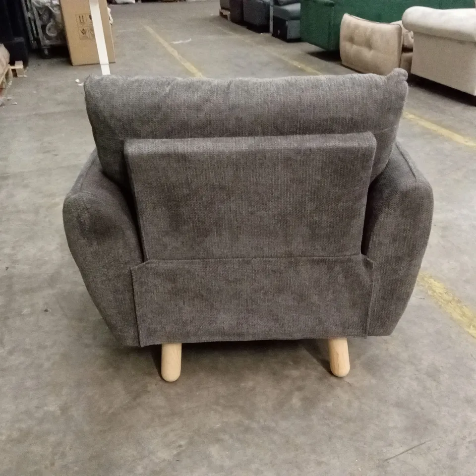 GEORGIA ARMCHAIR - DARK GREY FABRIC