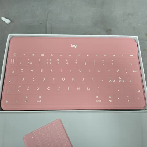 LOGITECH KEYS-TO-GO BLUETOOTH KEYBOARD – PINK (BOXED)
