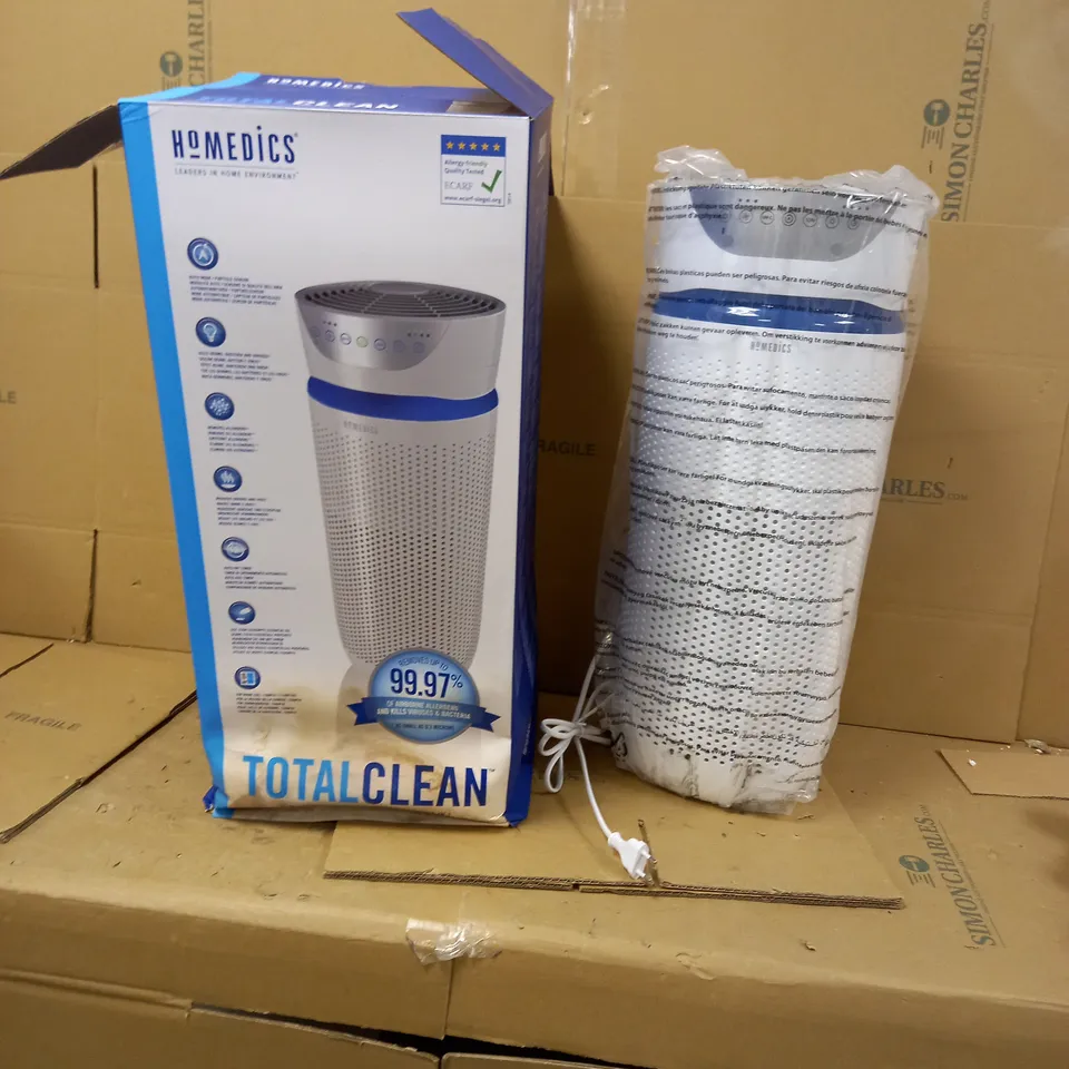 HOMEDICS TOTAL CLEAN WHITE AIR PURIFIER