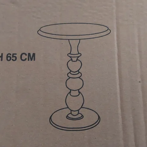 BRAND NEW BOXED HOMESDIRECT365 WOODEN SIDE TABLE - WHITE
