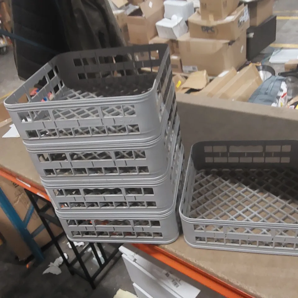 5x BUFFALO GLASSWASHER BASKETS