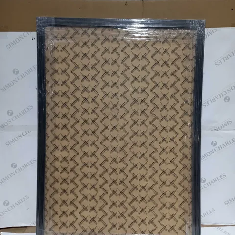 UNBRADED WALL MOUNTED PHOTO FRAME - BLACK - APPROX 64 X 90CM