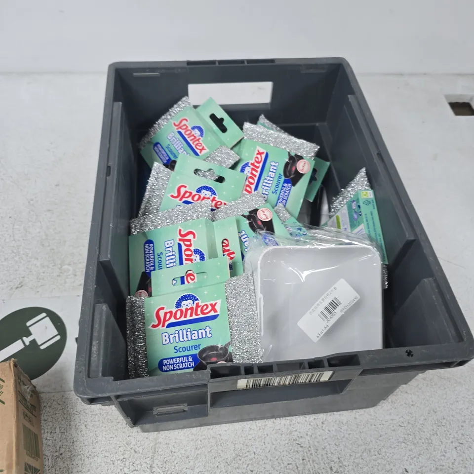TOTE OF APPROXIMATELY 12 ASSORTED ITEMS TO INCLUDE: CREDIT CARD TERMINAL ROLLS