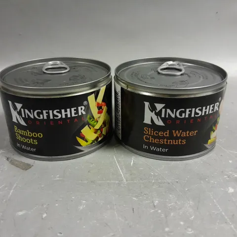 APPROXIAMTELY 20 KINGFISHER BAMBOO SHOOTS & WATER CHESTNUT TINS - COLLECTION ONLY