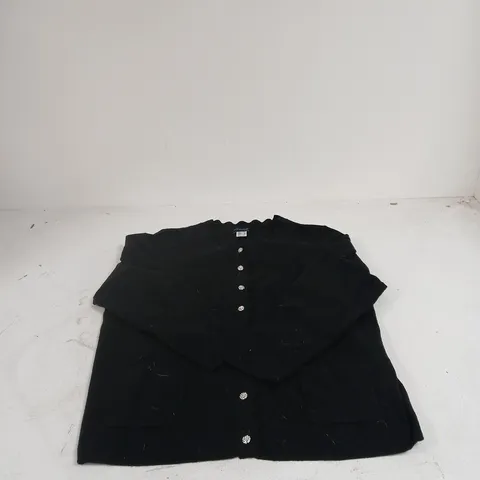 CREATION L BLACK CARDIGAN SIZE 22