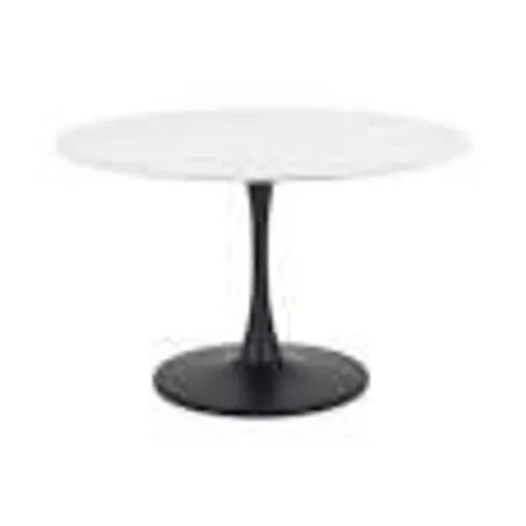BOXED GERSON 120CM PEDESTAL DINING TABLE (3 BOXES)